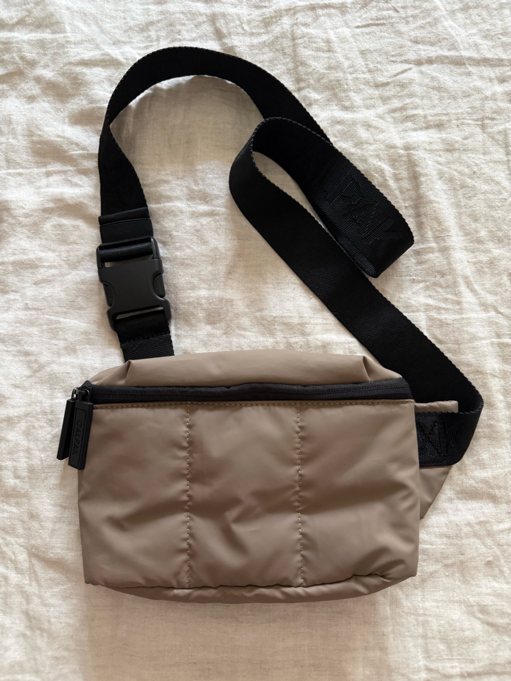 Calpak Luka Taupe, Sling Belt Bag Small, **Like New